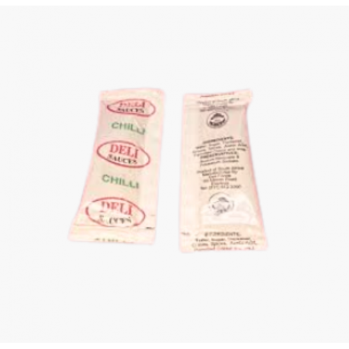 CHILLI SAUCE SACHETS 50'S CHILLI SAUCE SACHETS 50'S